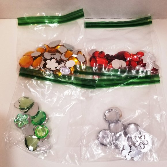 Acrylic Faceted Gems, lot of 11 ounces - Picture 3 of 4